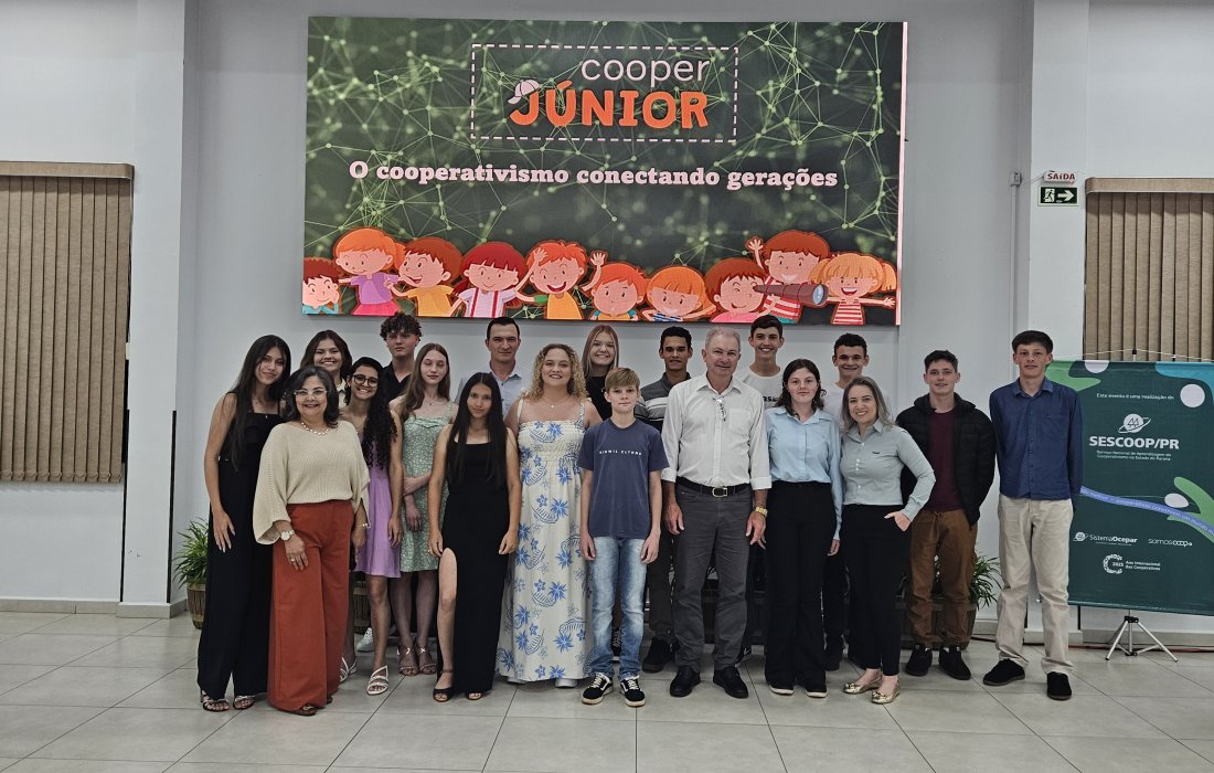 Copagril conclui mais uma edição do CooperJunior com foco em cooperação, liderança e cidadania