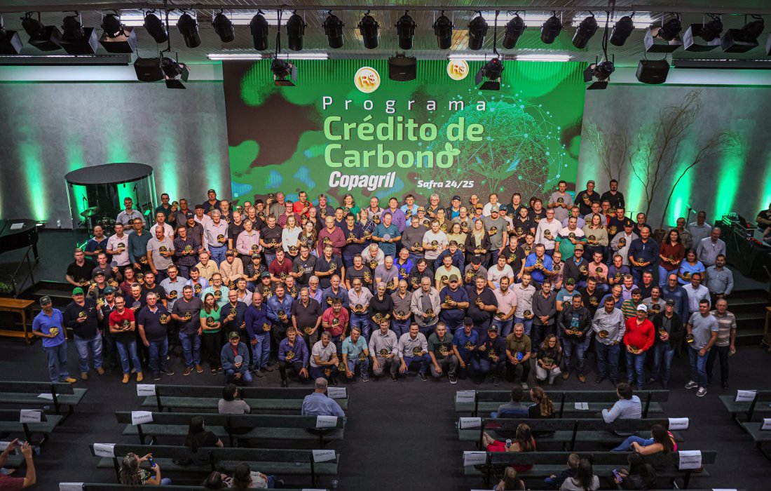 Copagril distribui cerca R$ 7 milh&otilde;es em cr&eacute;ditos de carbono e refor&ccedil;a papel estrat&eacute;gico do produtor