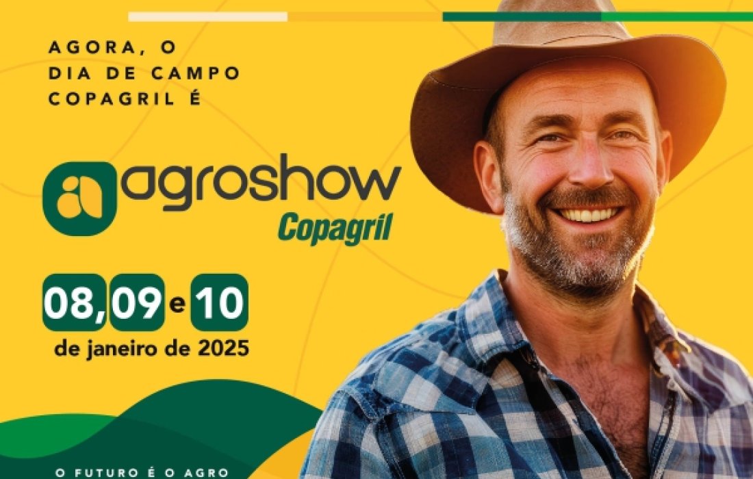 Agroshow Copagril acontecer&aacute; de 08 a 10 de janeiro de 2025