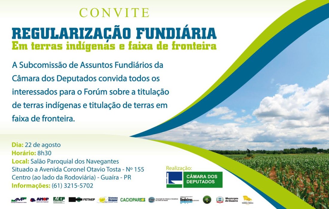 Associados da Copagril participar&atilde;o de f&oacute;rum sobre regulariza&ccedil;&atilde;o fundi&aacute;ria