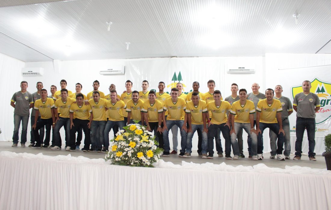 Elenco 2016 da Copagril Futsal &eacute; oficialmente apresentado