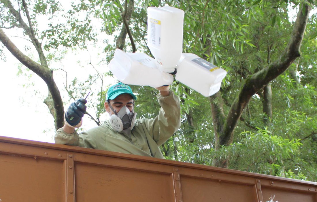 Iniciado recolhimento de embalagens de defensivos agr&iacute;colas