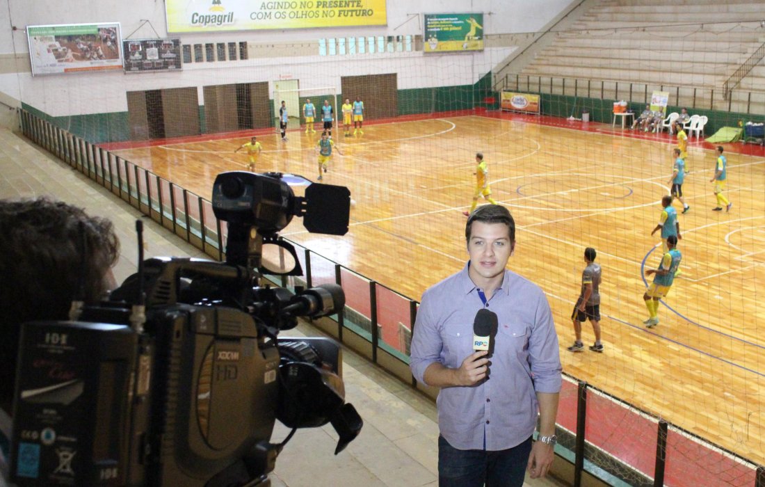 TV afiliada Globo faz reportagem sobre prepara&ccedil;&atilde;o da equipe Copagril ao Paranaense