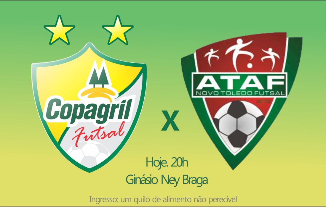 Torcida &eacute; convocada para prestigiar hoje jogo entre Copagril x Toledo