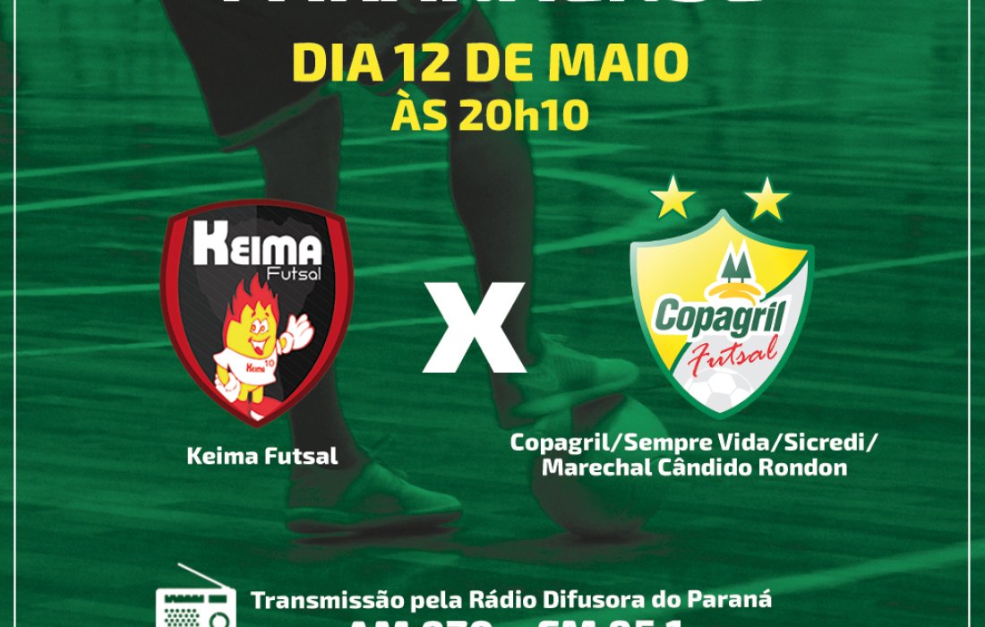 Copagril enfrenta o Keima de Ponta Grossa hoje pela Chave Ouro