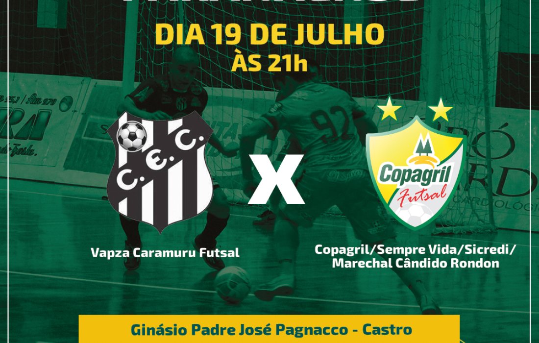 Copagril Futsal empata com o Caramuru