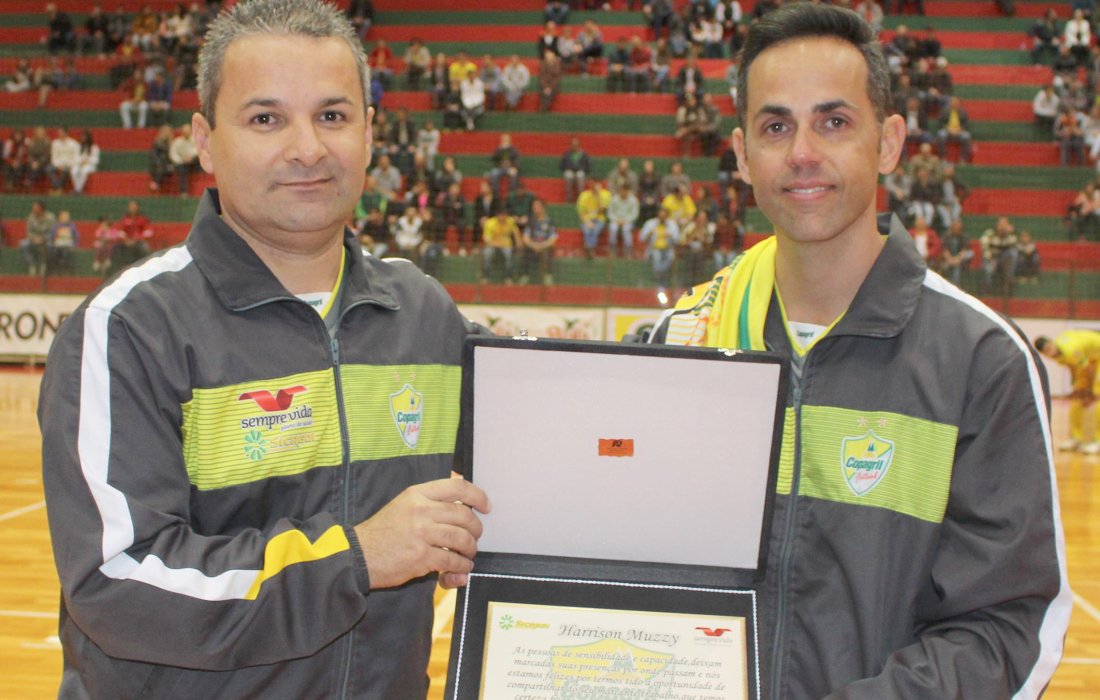 Copagril presta homenagem a Harrison Muzzi, que se despede com destino &agrave; It&aacute;lia