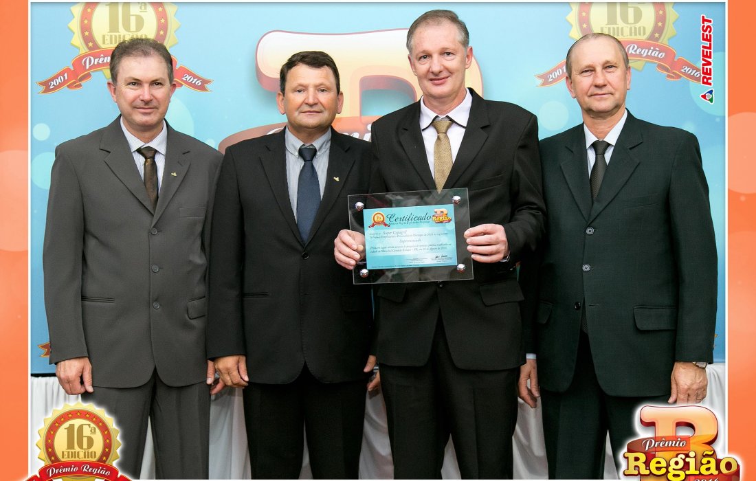Copagril recebe Pr&ecirc;mio Regi&atilde;o de melhor supermercado e com&eacute;rcio de insumos