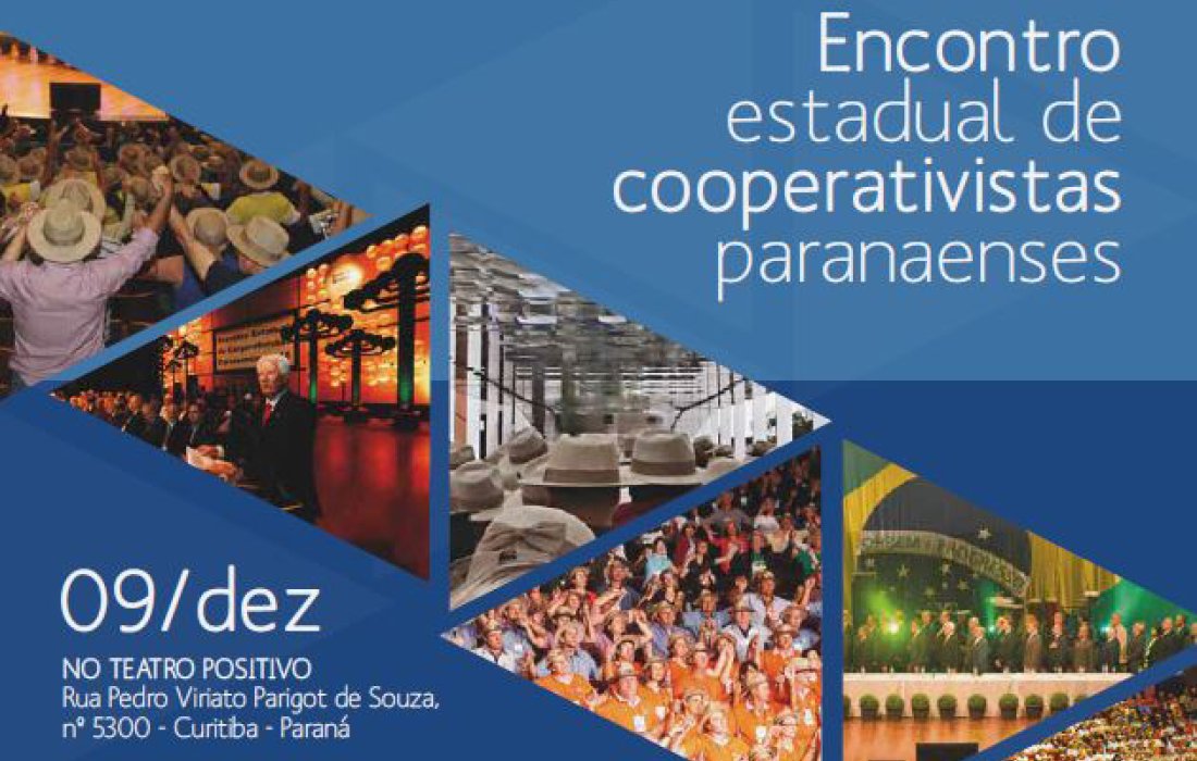 Encontro Estadual de Cooperativistas Paranaenses ser&aacute; dia 9 de dezembro