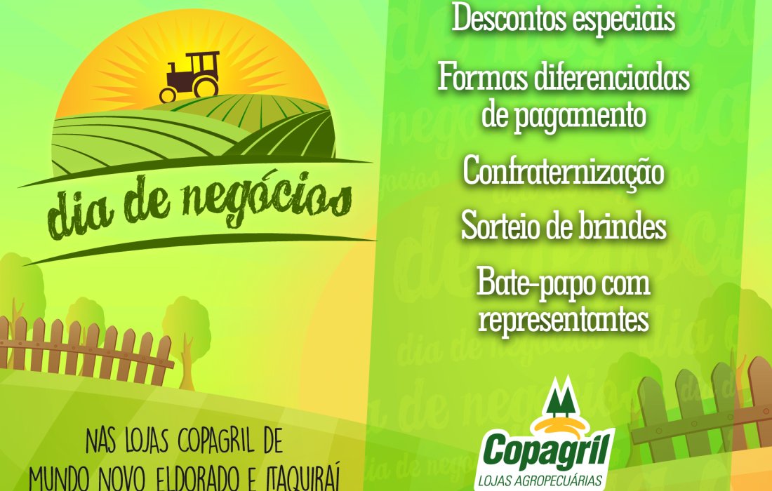 Copagril realizar&aacute; Dia de Neg&oacute;cios no Mato Grosso do Sul