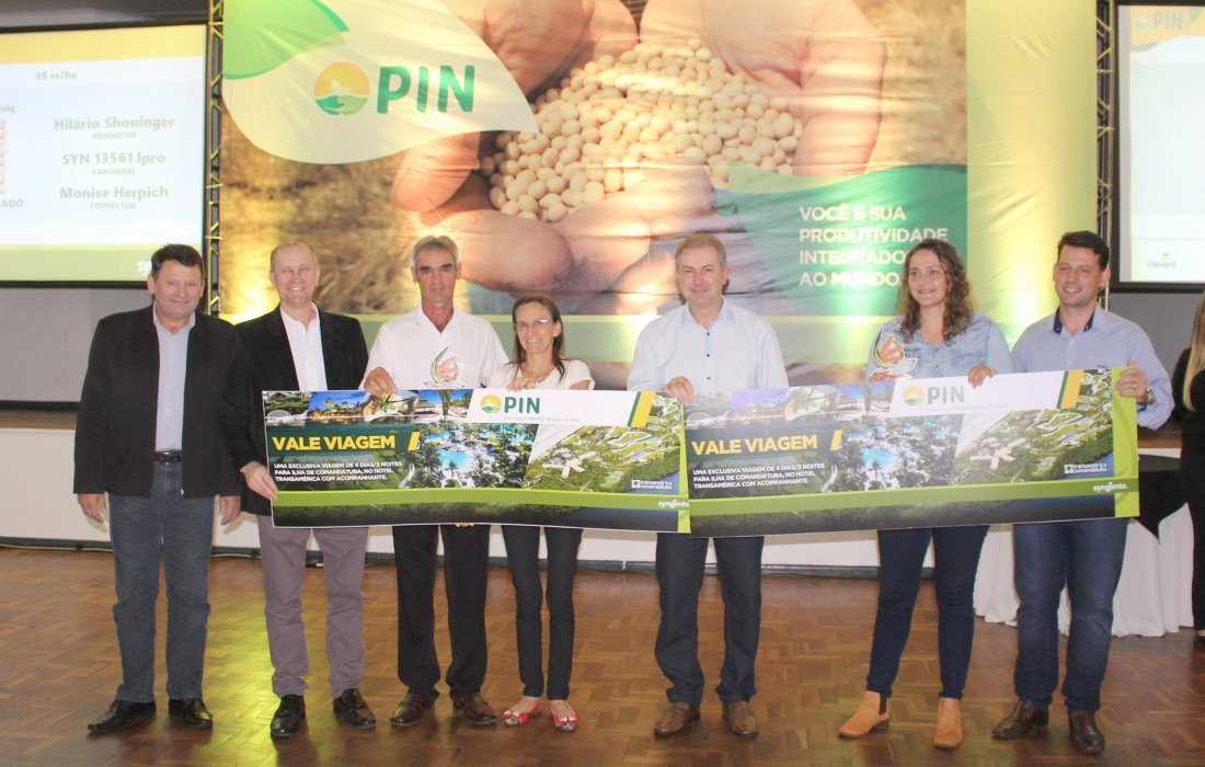 Produtores da Copagril s&atilde;o premiados pela alta produtividade de soja em programa da Syngenta