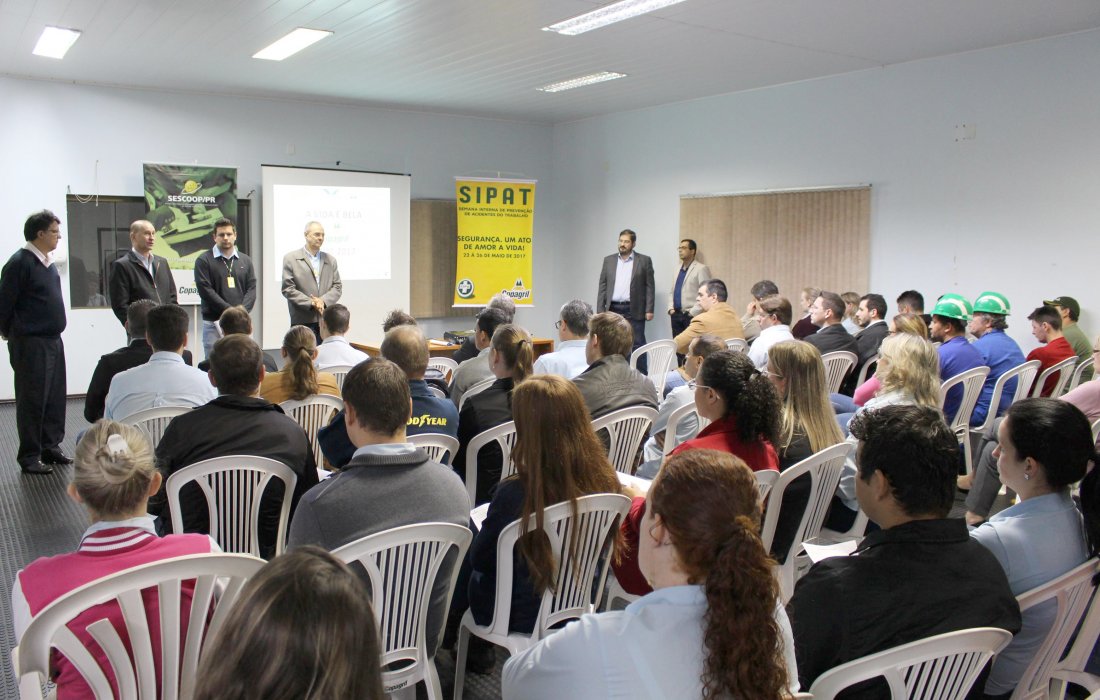 Copagril abre programa&ccedil;&atilde;o da Semana Interna de Preven&ccedil;&atilde;o de Acidentes de Trabalho