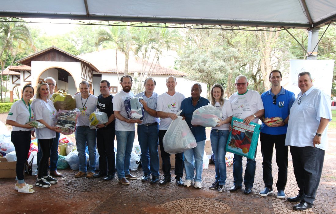 Cooperativas rondonenses comemoram sucesso da campanha de donativos realizada em alus&atilde;o ao Dia C