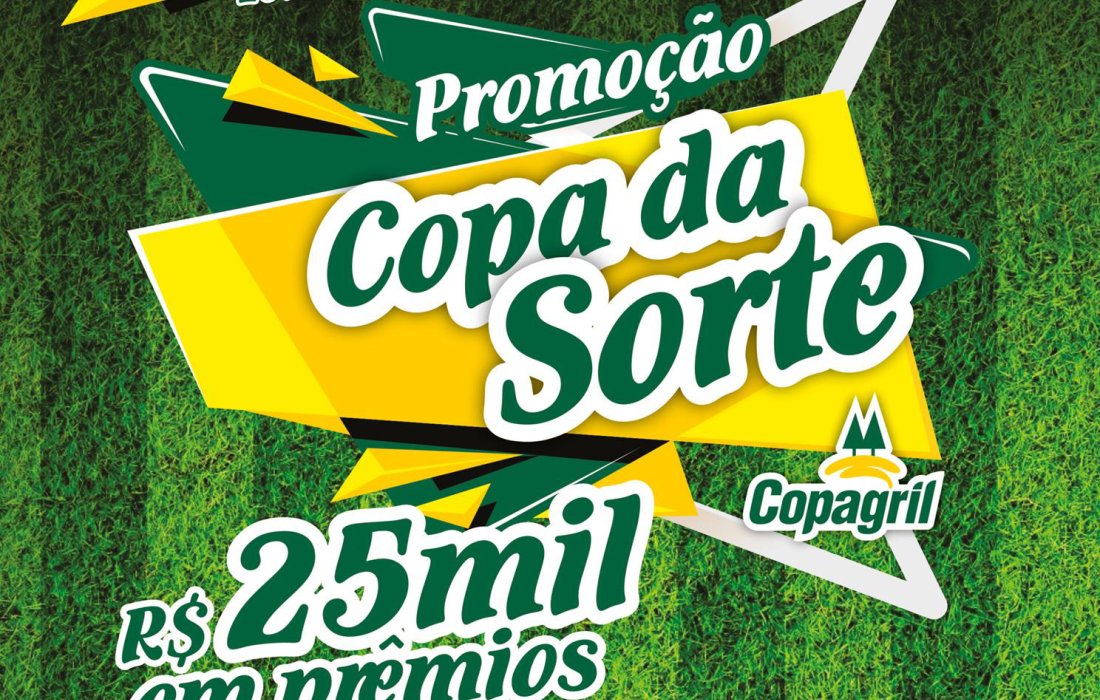 Copagril vai sortear R$ 25 mil em pr&ecirc;mios na promo&ccedil;&atilde;o Copa da Sorte