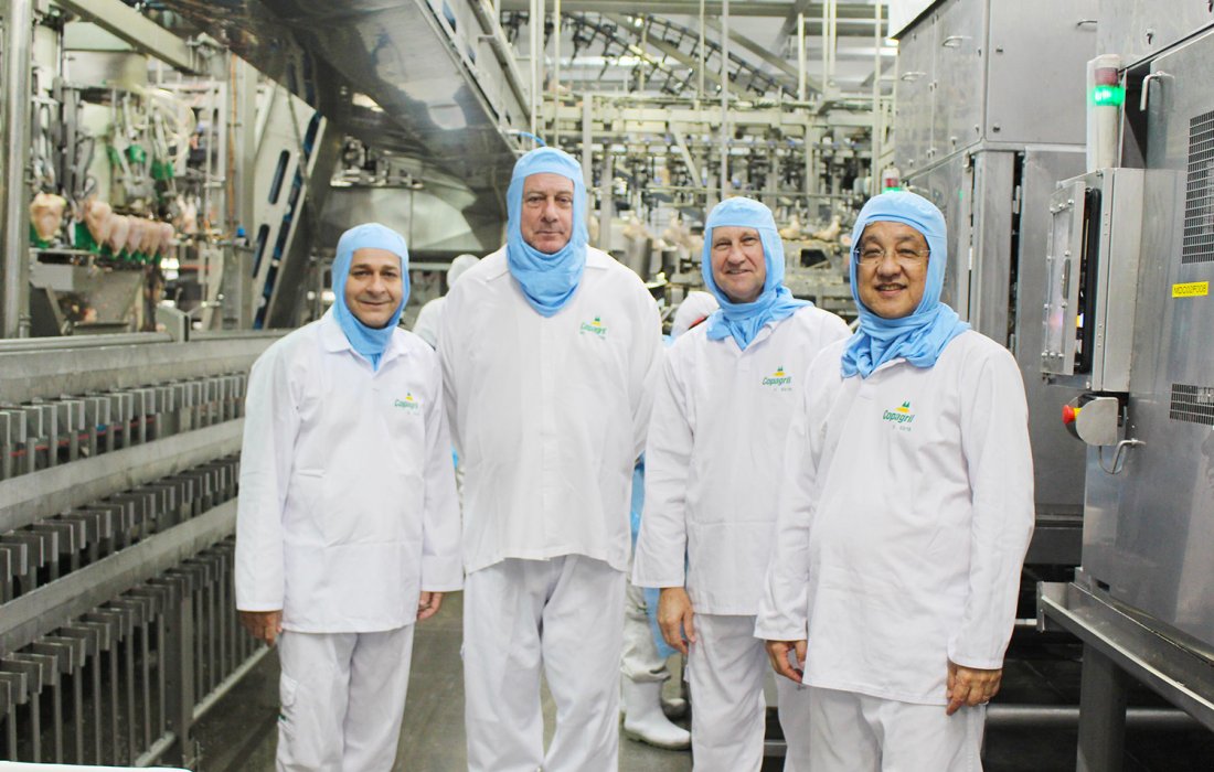 Secret&aacute;rio de Estado da Agricultura visita Unidade Industrial de Aves Copagril