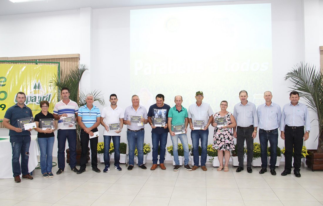 Associados com maiores produtividades s&atilde;o homenageados no Semin&aacute;rio de Soja e Milho Copagril