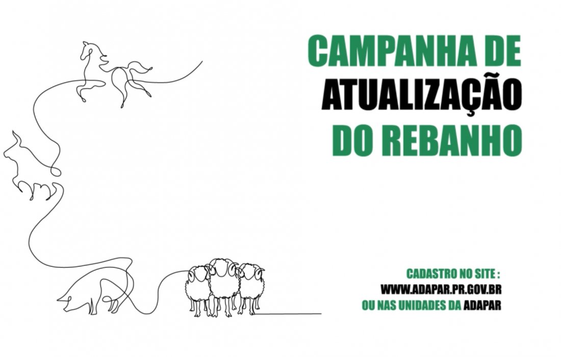 Produtores de bovinos e su&iacute;nos devem atualizar o cadastro de animais na Adapar