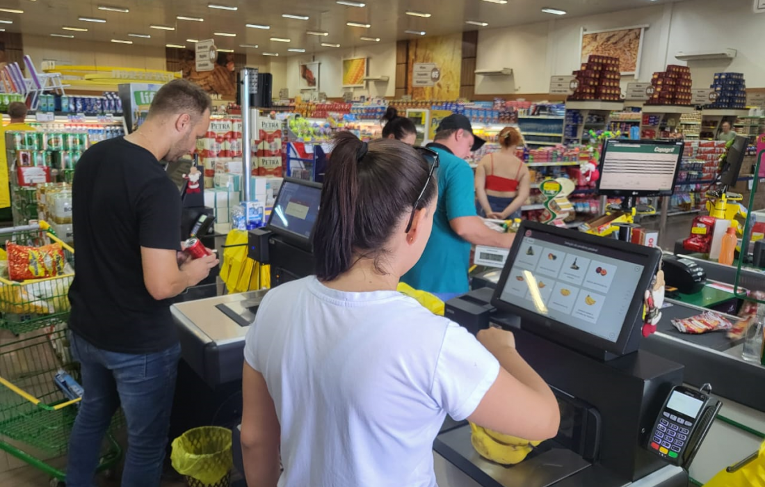 Caixas inteligentes chegam aos supermercados Copagril. 