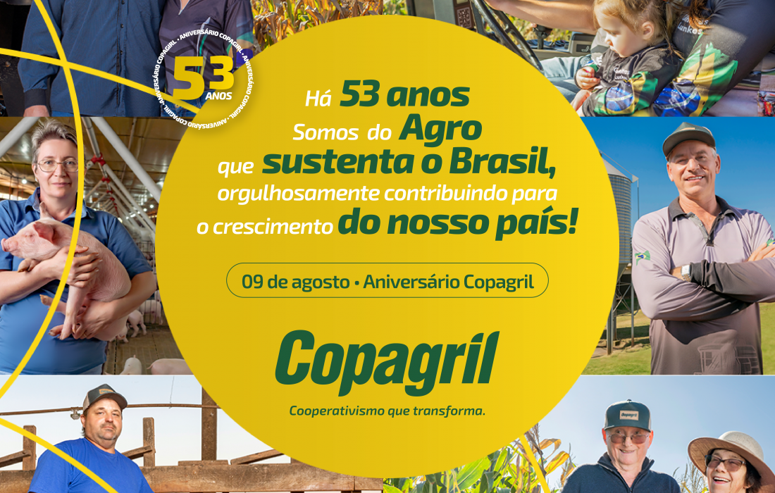 Copagril come&ccedil;a a celebrar hoje com associados os seus 53 anos de hist&oacute;ria