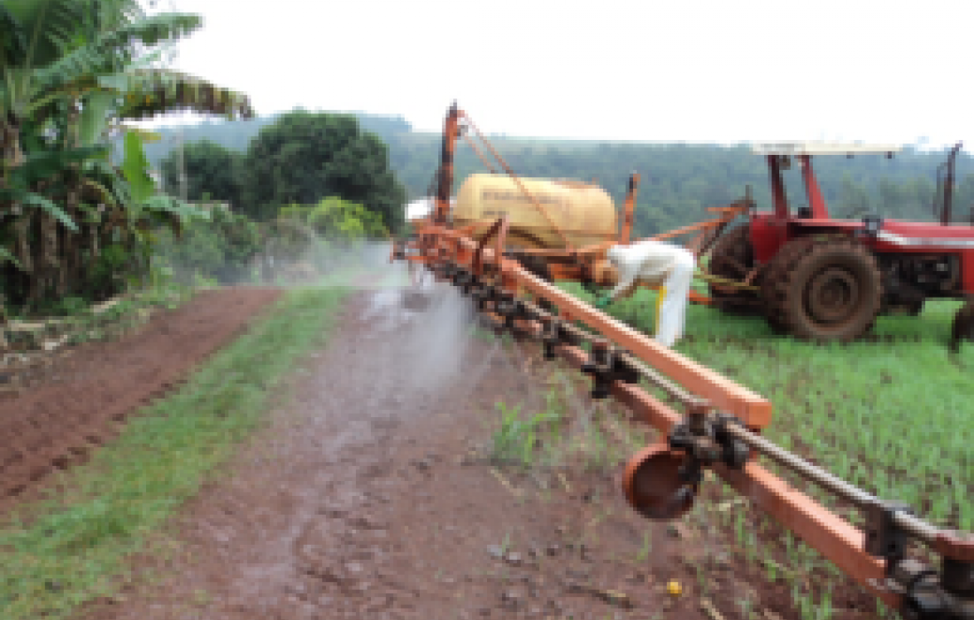 Trabalhador na Aplica&ccedil;&atilde;o de Agrot&oacute;xicos
