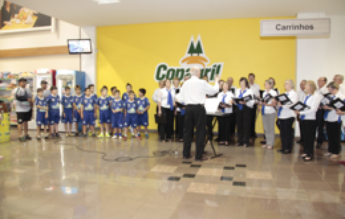 Supermercado Copagril recebe apresenta&ccedil;&atilde;o do Coral da Vila Ga&uacute;cha