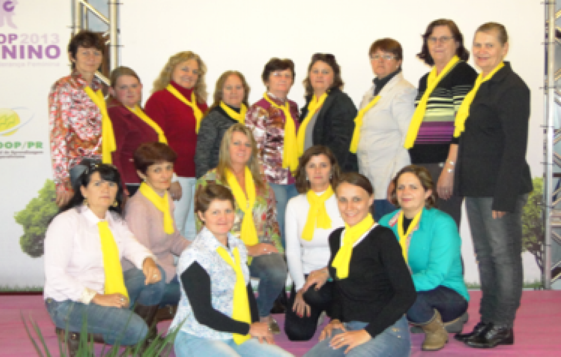 Mulheres dos Comit&ecirc;s Femininos da Copagril participam do Elicoop Feminino, em Castro                