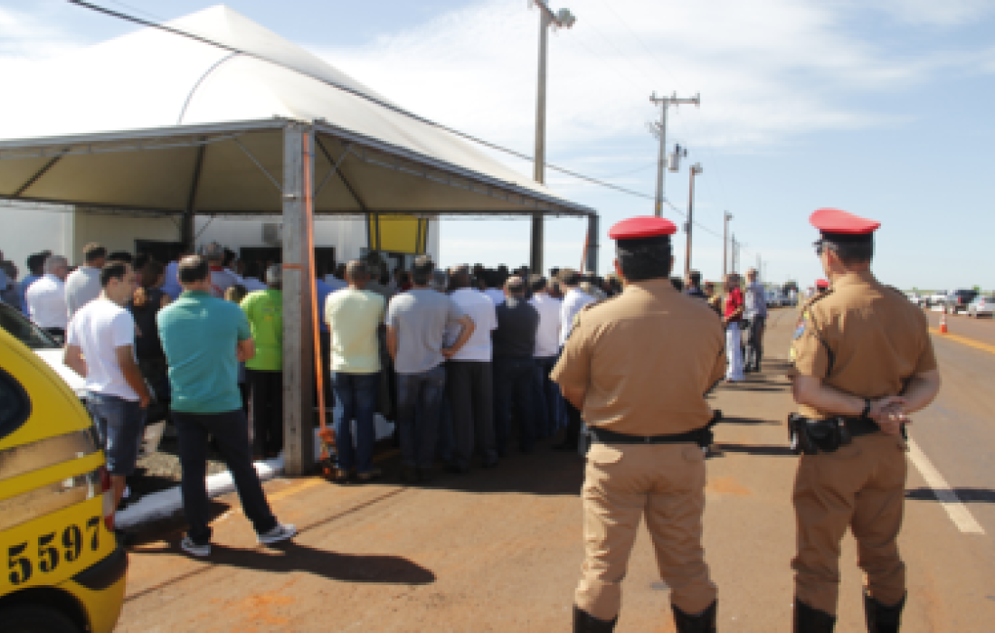 Pol&Atilde;&shy;cia Rodovi&Atilde;&iexcl;ria inaugura posto constru&Atilde;&shy;do em terreno doado pela Copagril
