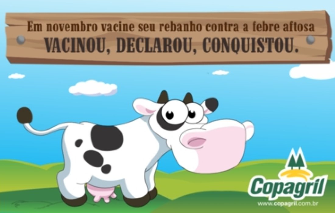 &Eacute; momento de vacinar o rebanho contra a febre aftosa