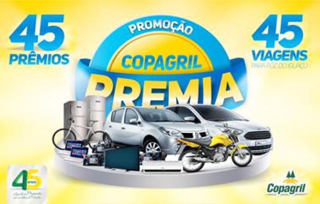 Primeiro sorteio da promo&ccedil;&atilde;o Copagril Premia ser&aacute; no s&aacute;bado