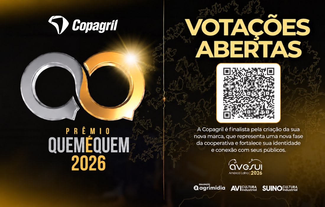 Copagril &eacute; finalista do Pr&ecirc;mio Quem &eacute; Quem 2026 com projeto da nova marca