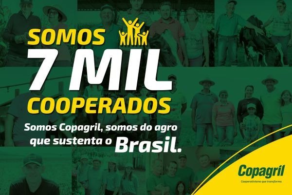 Copagril atinge a marca de 7 mil associados no m&ecirc;s de agosto