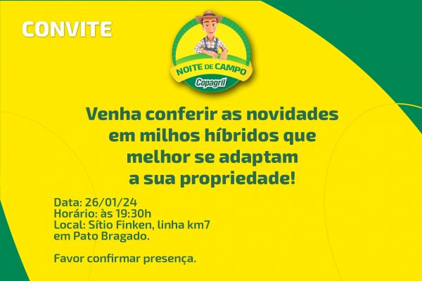 Copagril realiza Noite de Campo em Pato Bragado