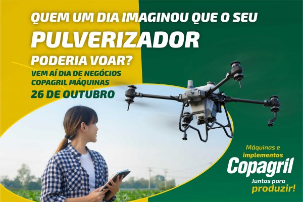Copagril ampliar&aacute; portf&oacute;lio com chegada de drones pulverizadores