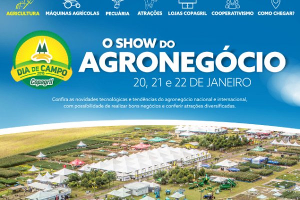 Dia de Campo Copagril 2016 ganha um hotsite