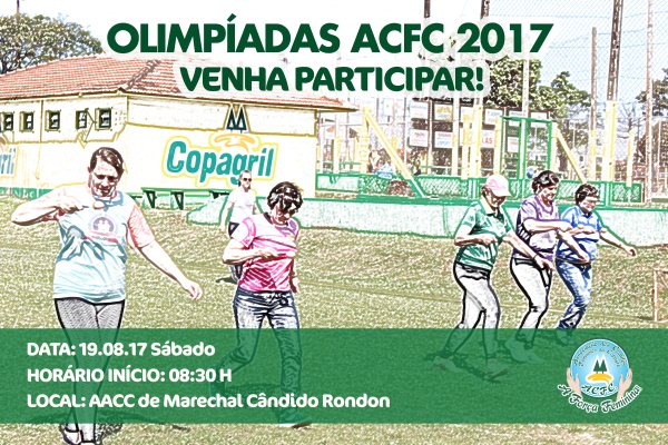 Olimp&iacute;adas da ACFC ser&atilde;o realizadas no pr&oacute;ximo s&aacute;bado