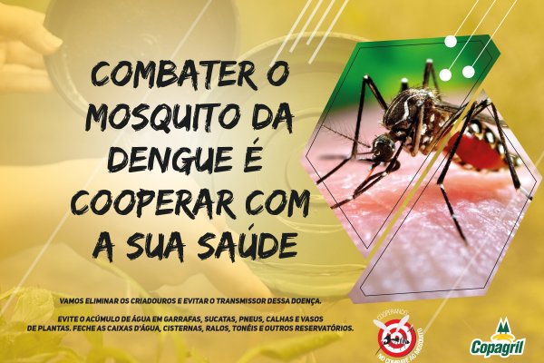 Copagril retoma trabalho de conscientiza&ccedil;&atilde;o sobre preven&ccedil;&atilde;o &agrave; dengue