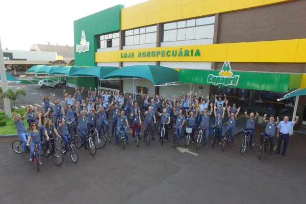 Copagril adota uso de bicicleta no Dia Mundial Sem Carro