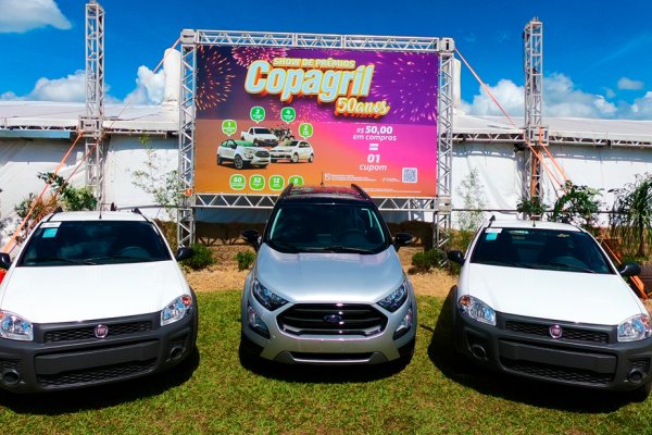 Um Ecosport e mais 60 pr&ecirc;mios ser&atilde;o sorteados pela Copagril no dia 31 de dezembro
