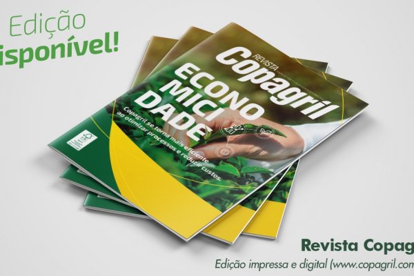 Copagril veicula revista com o tema ECONOMICIDADE