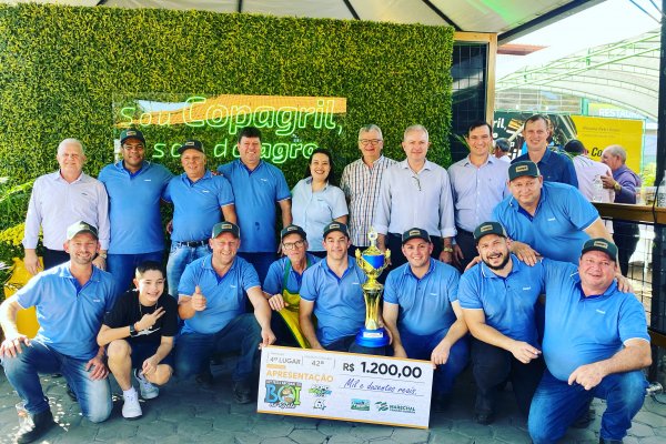 Boi no Rolete: Copagril conquista o 4&ordm; lugar na categoria ornamenta&ccedil;&atilde;o durante a Expo Rondon