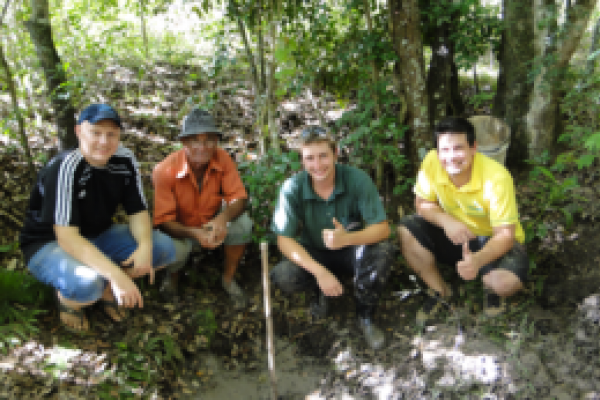 Projeto &Aacute;guas do Futuro Copagril recupera mais uma nascente                              