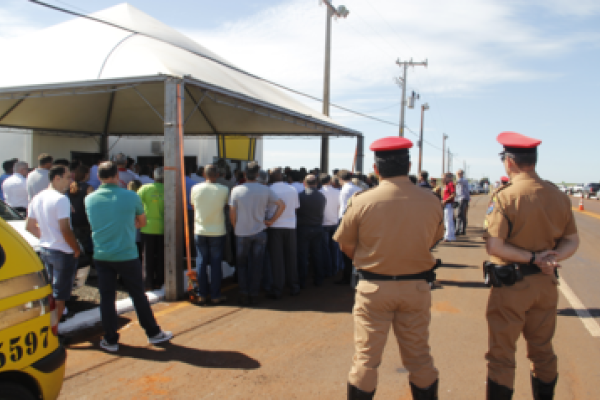 Pol&Atilde;&shy;cia Rodovi&Atilde;&iexcl;ria inaugura posto constru&Atilde;&shy;do em terreno doado pela Copagril