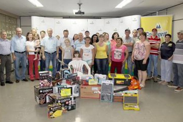 Copagril realiza entrega de pr&ecirc;mios do sorteio da Expo Rondon