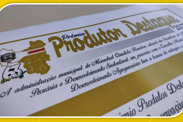 Entrega do Pr&ecirc;mio Produtor Destaque 2023 acontecer&aacute; durante a Expo Rondon