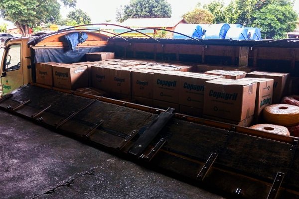 Copagril doa materiais el&eacute;tricos para apoiar reconstru&ccedil;&atilde;o de Rio Bonito do Igua&ccedil;u ap&oacute;s tornado