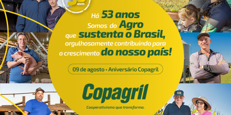 Copagril se prepara para celebrar 53 anos de hist&oacute;ria 