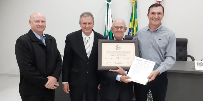 Copagril enaltece t&iacute;tulo de cidad&atilde;o honor&aacute;rio concedido a Valdemar Eduardo Kaiser