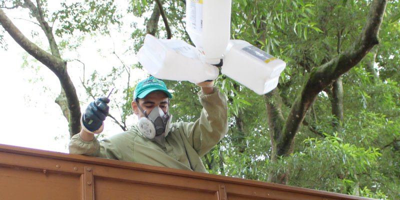 Iniciado recolhimento de embalagens de defensivos agr&iacute;colas