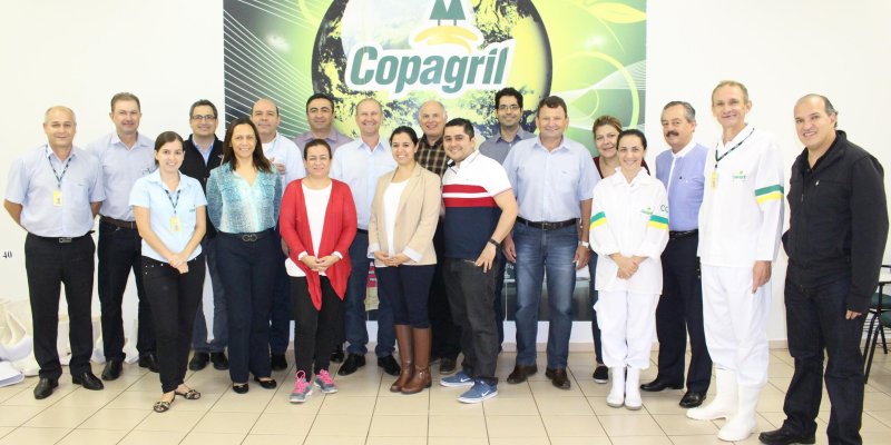 Empres&aacute;rios do M&eacute;xico visitam Ind&uacute;stria de Aves Copagril