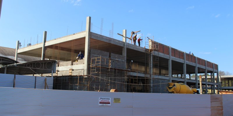Obras da nova Loja Agropecu&aacute;ria Copagril em Marechal Rondon seguem a todo vapor